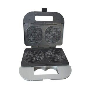 VillaWare Pizzelle Baker Uno Series Model 2060 Maker Italian Cookie TESTED
